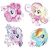 roommates "MY LITTLE PONY THE MOVIE" Peel and Still Wall Decals Multi