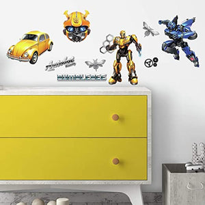 RoomMates RMK3829SCS Transformers Bumblebee Peel and Stick Wall Decals