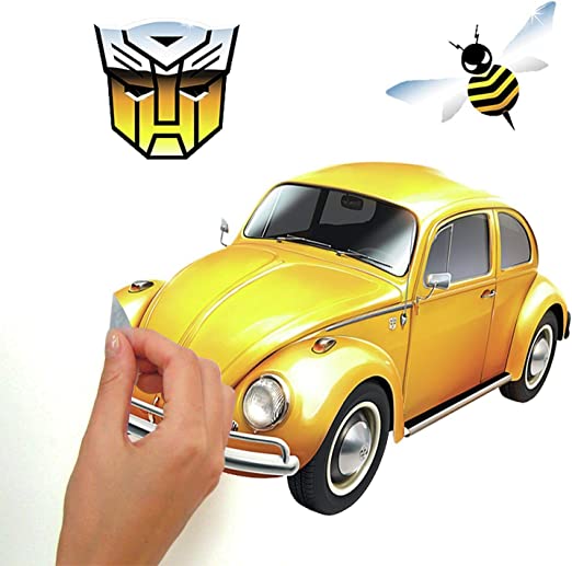 RoomMates RMK3829SCS Transformers Bumblebee Peel and Stick Wall Decals