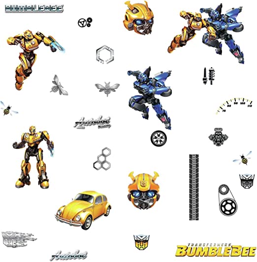 Transformers Bumblebee Peel and Stick Wall Decals