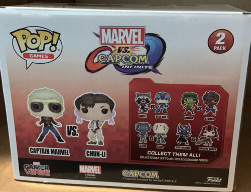 Funko Vinyl Figures captain Marvel vs Chun Li